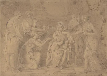 Cristo y los Niños, siglo XVII
