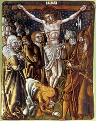 Cristo en la cruz, siglo XVI