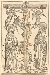 Cristo en la Cruz con Ángeles, 1481
