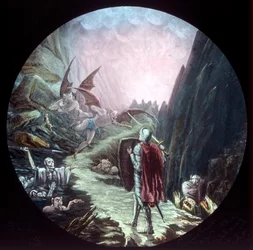 Cristiano entra en el valle de sombra de muerte, hacia 1910.