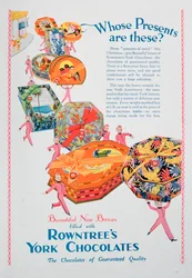 Anuncio navideño de chocolates Rowntree