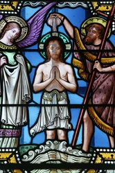 Bautismo de Cristo Basílica de Paray le Monial, Paray le Monial, Francia