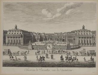 Castillo de Versalles en 1682, 1682