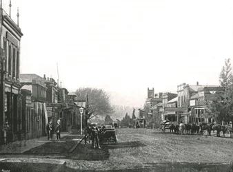 Calle de la Iglesia, Maritzburg, Sudáfrica, 1895