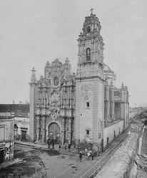 Iglesia de La Santísima, Ciudad de México, c. 1897