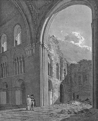 Iglesia de San Bartolomé el Grande en West Smithfield, Ciudad de Londres, 1822-1906