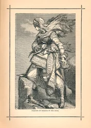 Mujeres circasianas luchando por Schamyl contra la invasión rusa, 1839