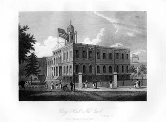Ayuntamiento, Nueva York, 1855