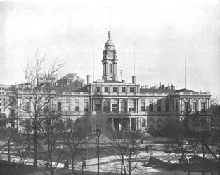 Ayuntamiento, Nueva York, EE.UU., c1900