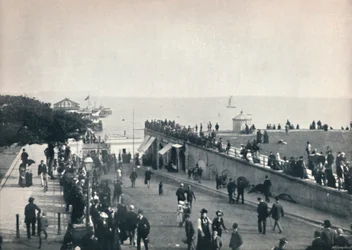 Clacton-On-Sea - La aproximación al muelle, 1895