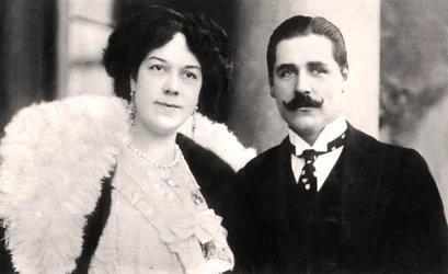 Clara Ellen Butt 1872-1936 y Kennerley Rumford 1870-1957, cantantes ingleses, 1906