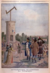Claude Chappe 1763-1805, ingeniero e inventor francés, c. 1901