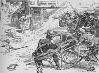 Limpiando las calles de Alejandría, c1896