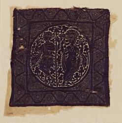 Fragmento de tela con Venus y Eneas