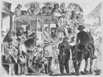 Autobuses a resorts y hoteles, c1859, 1938