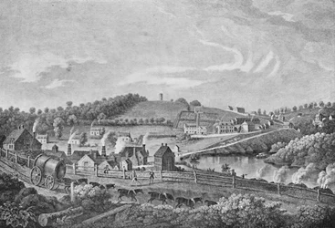 Coalbrookdale en 1758, 1758, 1904