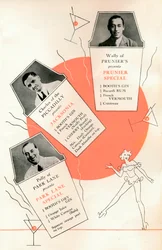 Recetas de cócteles, hacia 1935 1935.