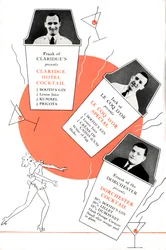 Recetas de cócteles, hacia 1935