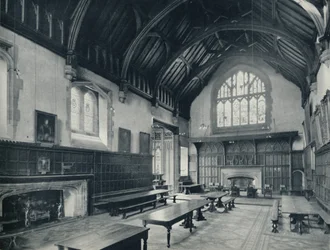 College Hall, mirando al oeste, 1926