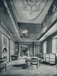 Biblioteca del Colegio: La parte central, 1926