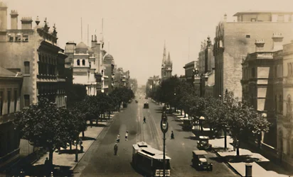 Calle Collins, Melbourne, Australia, c1920s