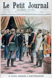 Coronel Jean-Baptiste Marchand en San Petersburgo, Rusia