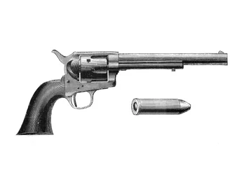 Revólver Colt Frontier, inventado por Samuel Colt 1814-62, c1890