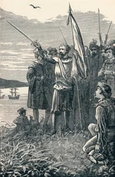 Colón toma posesión de San Salvador para España, 1904