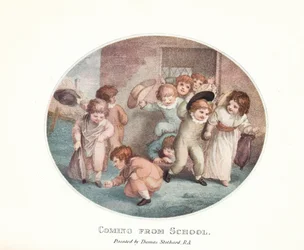 Volviendo de la Escuela 1906