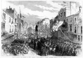 Mayoría de edad del Marqués de Bute, Cardiff, Gales, 1868