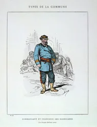 Comandante e Ingeniero de Barricadas, Comuna de París, 1871