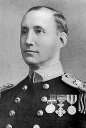 Comandante Sir Charles R Blane, marinero británico, c1920