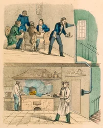 Comunicación por tubo de voz, c. 1850