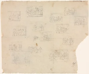 Bocetos Composicionales después de Rafael y otros artistas, c. 1800