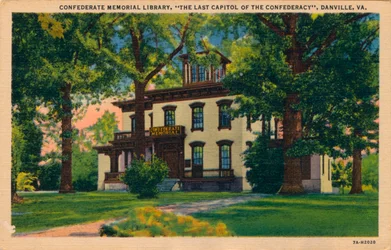 Biblioteca Memorial Confederada, Danville, Virginia, 1938