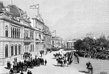 Edificios del Congreso, Buenos Aires, Argentina, 1895