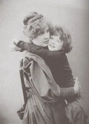 Constance Wilde con su hijo Cyril