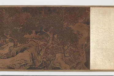 Conversando junto al río Hao, dinastía Ming, siglo XVI