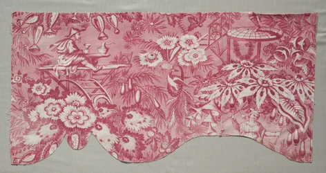 Textil impreso en cobre, principios de 1800