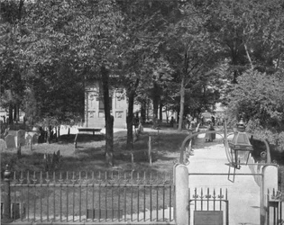 Cementerio de Copps Hill, Boston, EE.UU., c. 1900