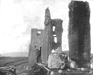 Castillo de Corfe, Dorset, 1894