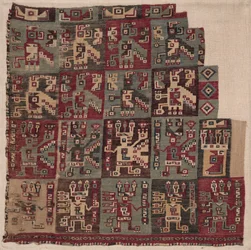 Fragmento de esquina, probablemente de una túnica, 700-1100 d.C.