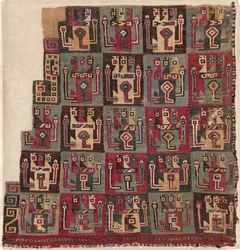 Fragmento de esquina, probablemente de una túnica, c. 700-1100