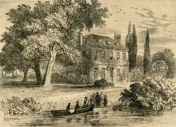 Casa Corney, en 1760, c1878