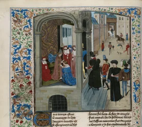 Coronación de Carlos VI de Francia, hacia 1470-1475.