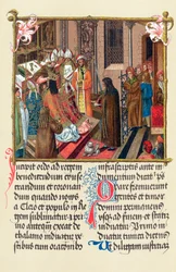 Coronación del rey Alejandro I de Polonia por el arzobispo de Gniezno, Cracovia, 1501