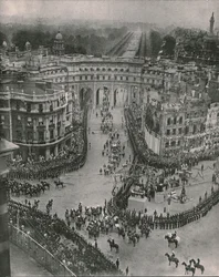 Coronación del rey Jorge V y la reina María, Londres, 1911.