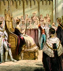 Coronación de Victoria, 1837, hacia la década de 1850