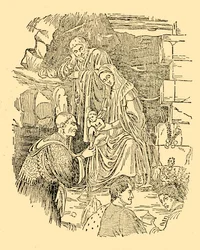 Cosmo De Medici como uno de los Reyes Magos, c1930