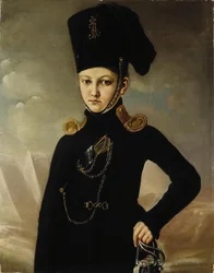 Cosaco del 1er Regimiento de Cosacos Montados Conde M.A. Dmitriev-Mamonov, Primer cuarto del siglo XIX